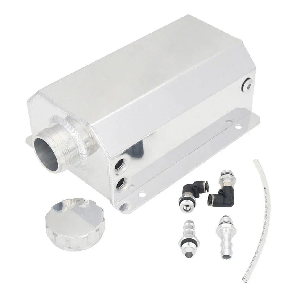 Aluminum Coolant Radiator Overflow Tank 2L for Universal Fit