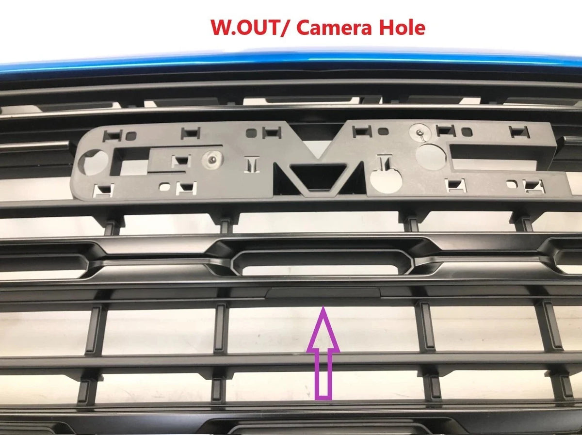 Front Upper Grille in Dynamic Blue MET #44 for GMC Sierra 1500 (2022-2024)