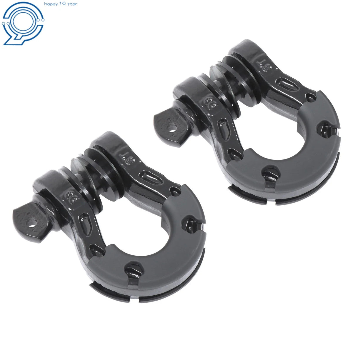 2-Piece Heavy Duty D-Shackle Kit for Off-Road Vehicles