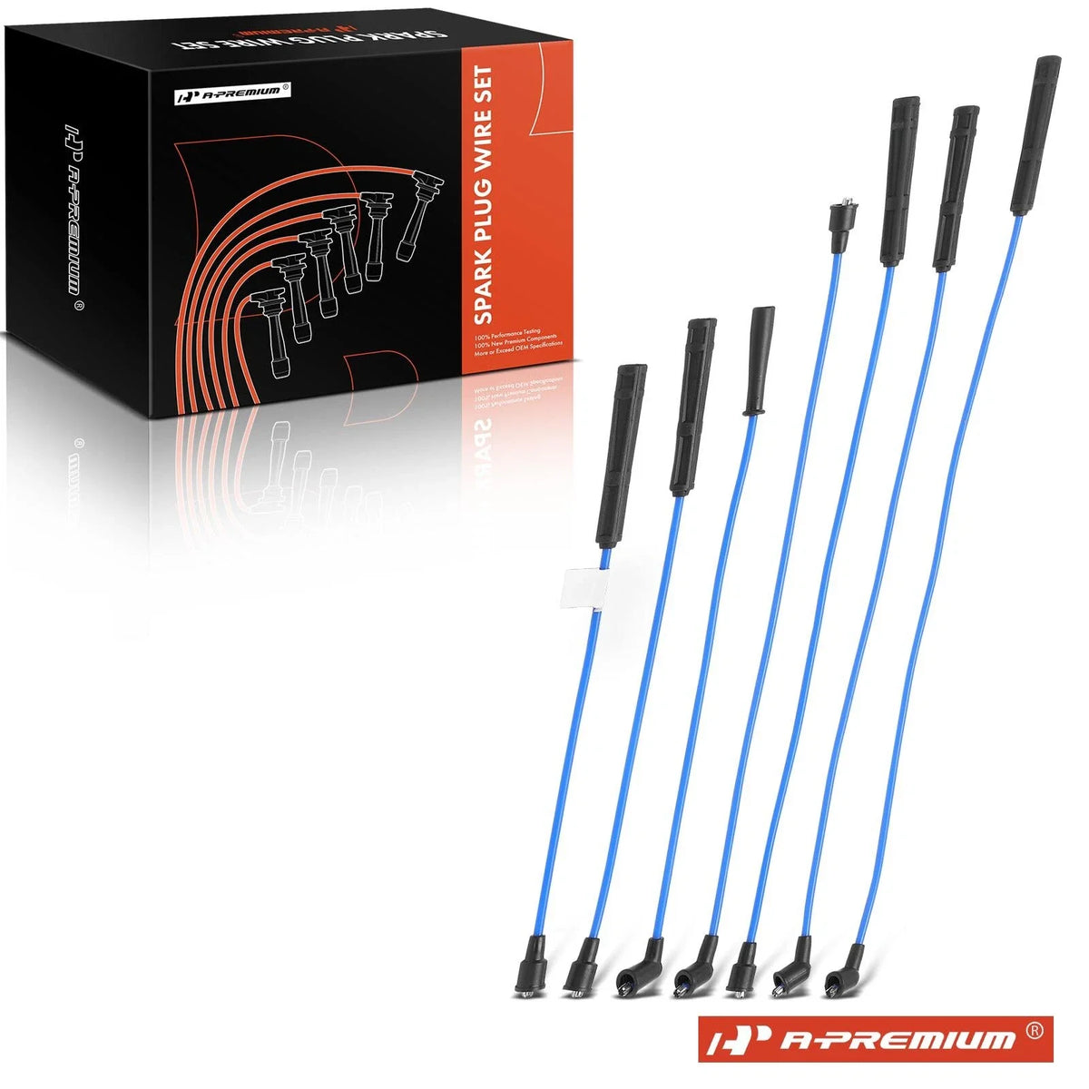 7x Spark Plug Wire Set for Nissan Pathfinder (1987–1989)