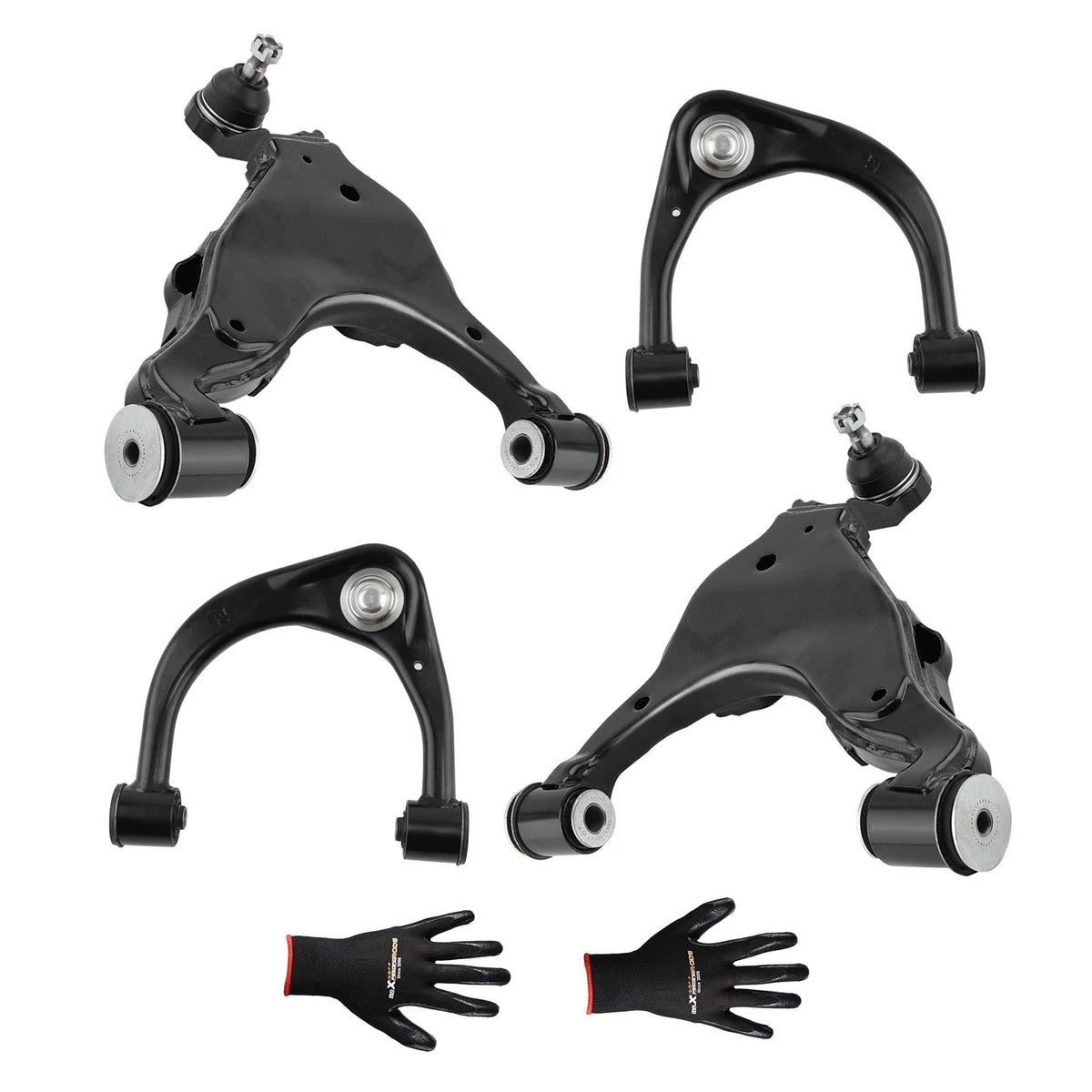 Control Arms Set of 4 for Toyota Tacoma Front Upper & Lower 2005-2015