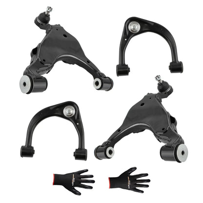 Control Arms Set of 4 for Toyota Tacoma Front Upper & Lower 2005-2015