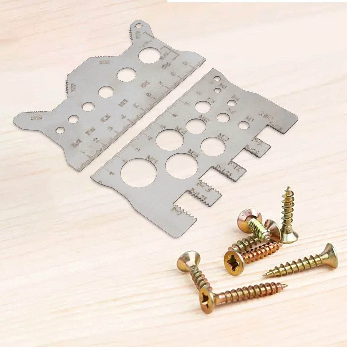 304 Stainless Steel Screw Thread Pitch Gauge for Accurate Measurements