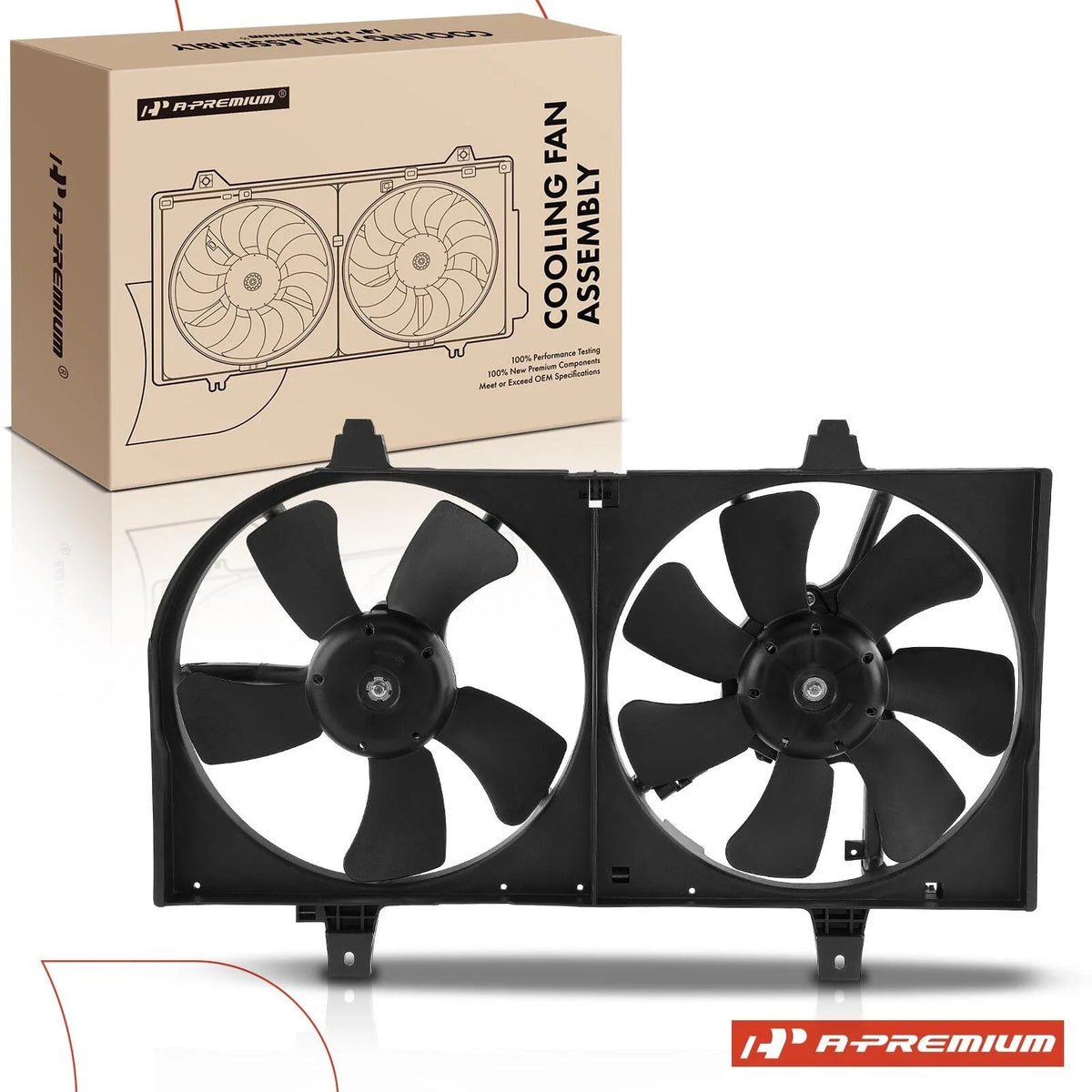 Dual Cooling Fan Assembly for Nissan Sentra (2002–2006)