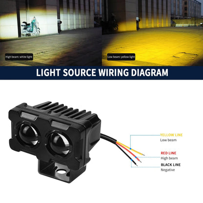 Waterproof 30W Motorcycle LED Worklight Spotlight
