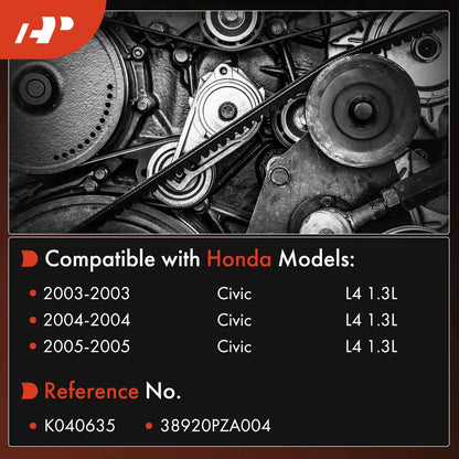 1.3L Hybrid Serpentine Belt for Honda Civic (2003–2005)