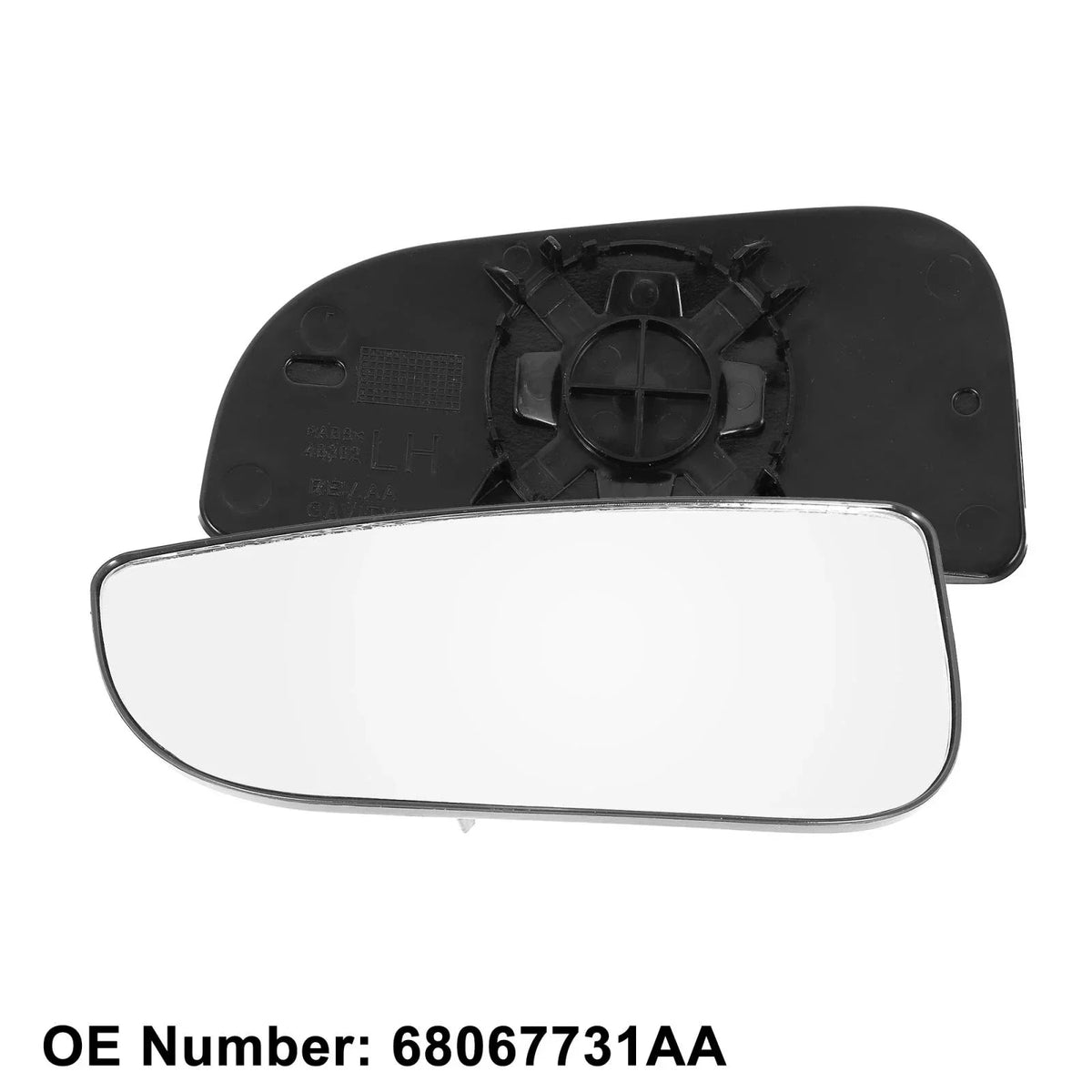 Mirror Glass w/ Backing Left Side for Dodge Ram 1500 2500 3500 4500 5500