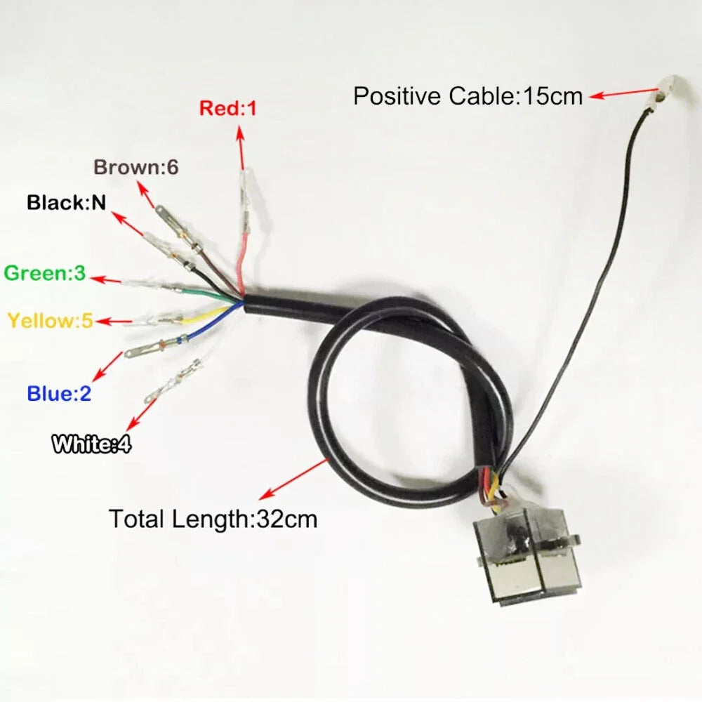 Motorcycle 6 Speed Gear Indicator (N-6)