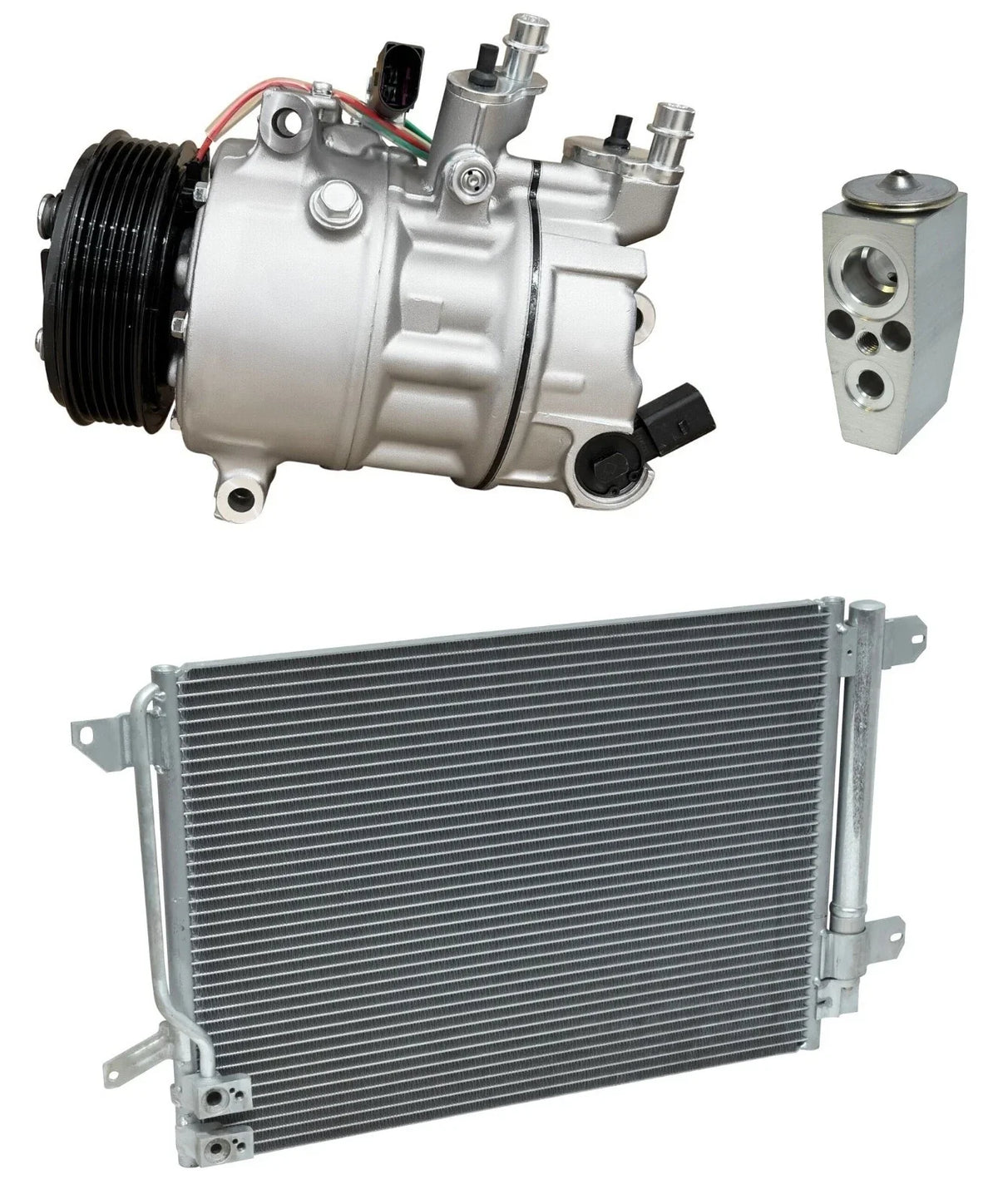 AC Compressor Kit With Condenser for Volkswagen Beetle 1.8L (2017–2017)