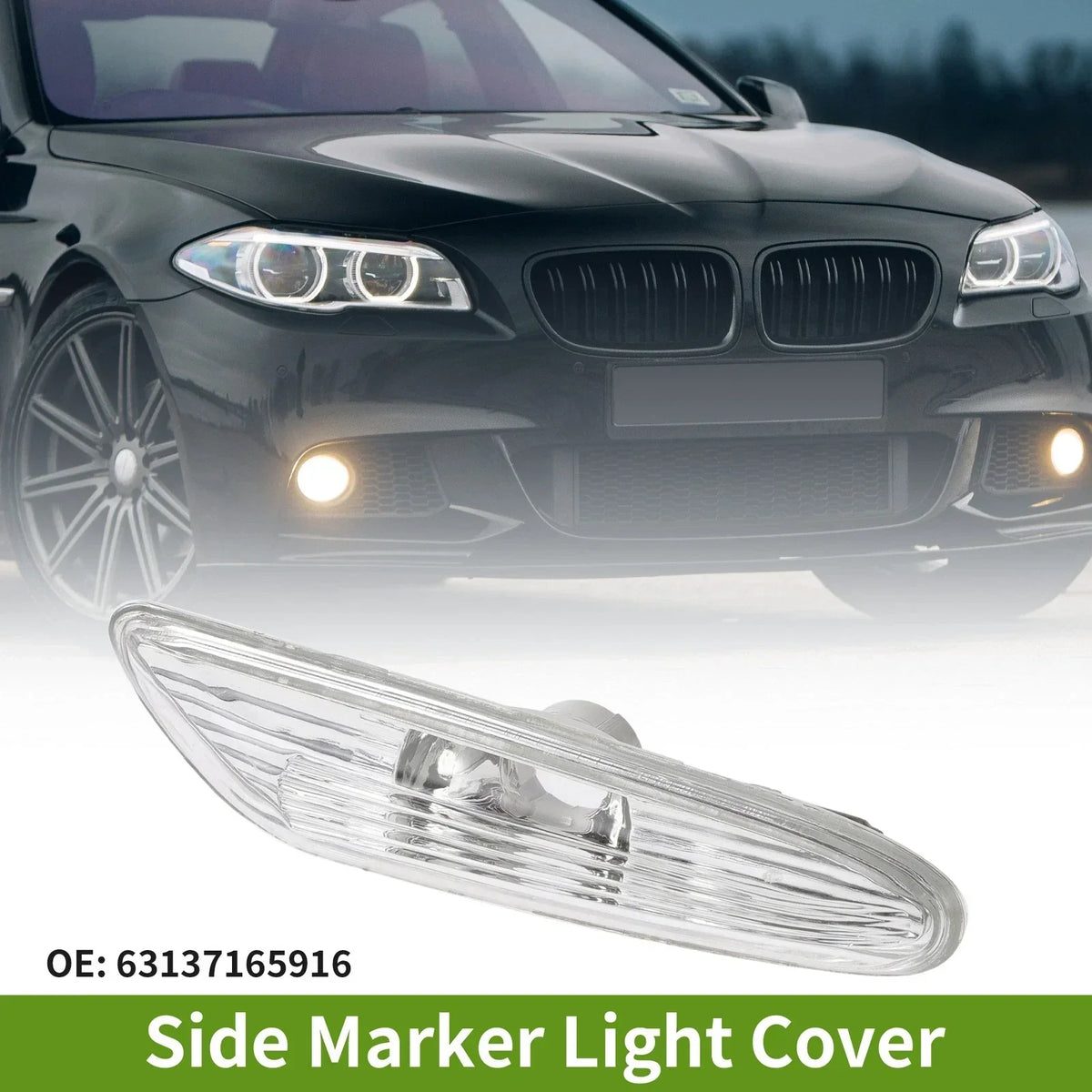 Right Marker Light Cover - White for BMW 325i (2002-2006)