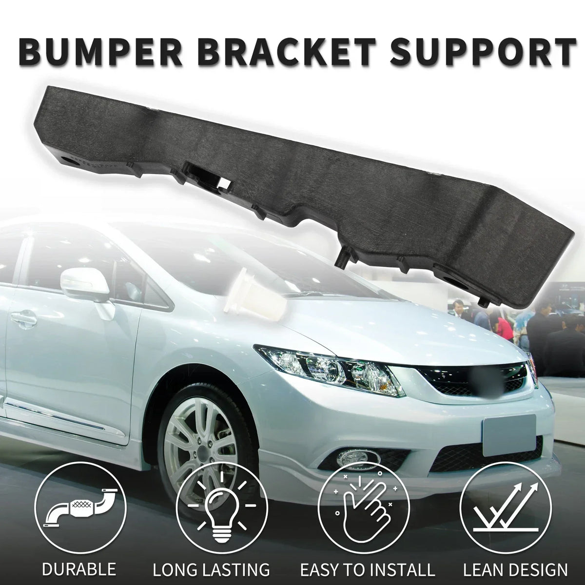 Left Front Bracket for Bumper Retainer - Hyundai Accent 2006-2011