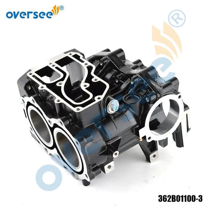 Crankcase & Block Assembly for Tohatsu 18HP M18E2 2Cyl 2 Stroke 362B01100-3