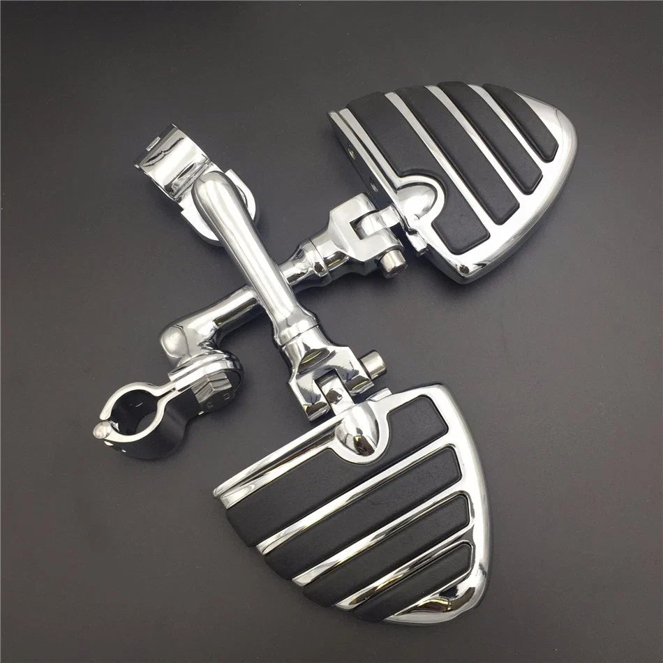 Adjustable Chrome Foot Peg 1.5" Long for Triumph Rocket 3 (2004–2023)