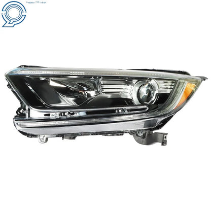 Halogen Front Left Headlight Assembly Black for Honda CR-V 2017 to 2022