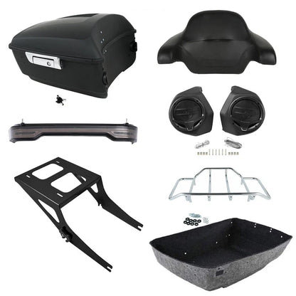 Trunk Mount Rack for Speaker Light Backrest - Harley Fat Boy 2008-2017