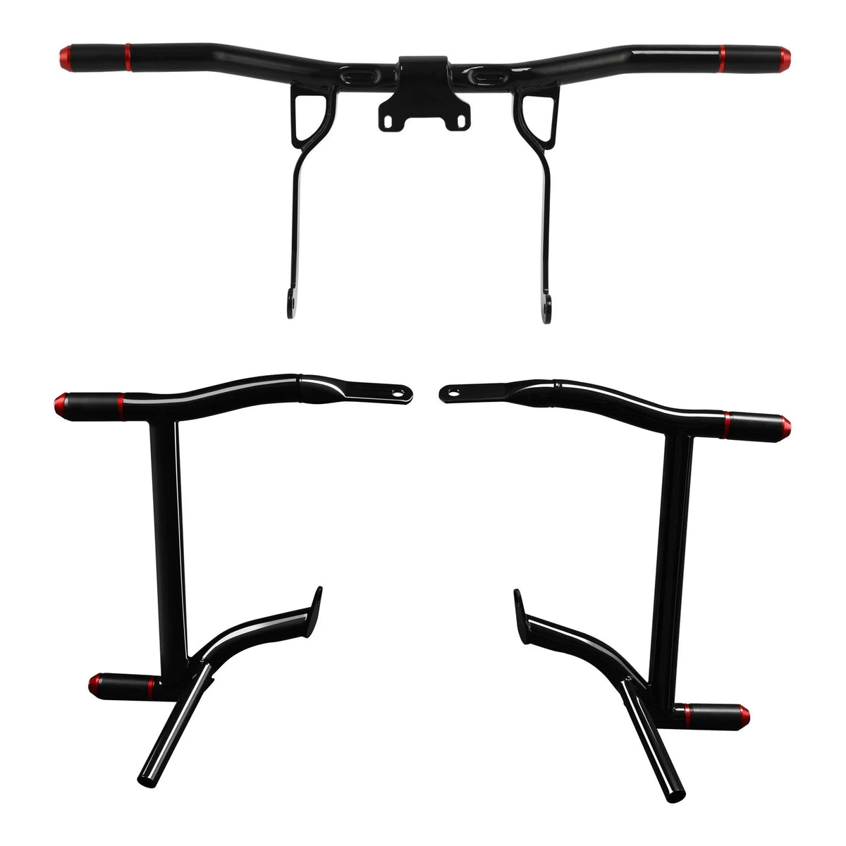 Engine Guard Bar with Saddlebag Support Guards for 2014-2023 Harley Touring