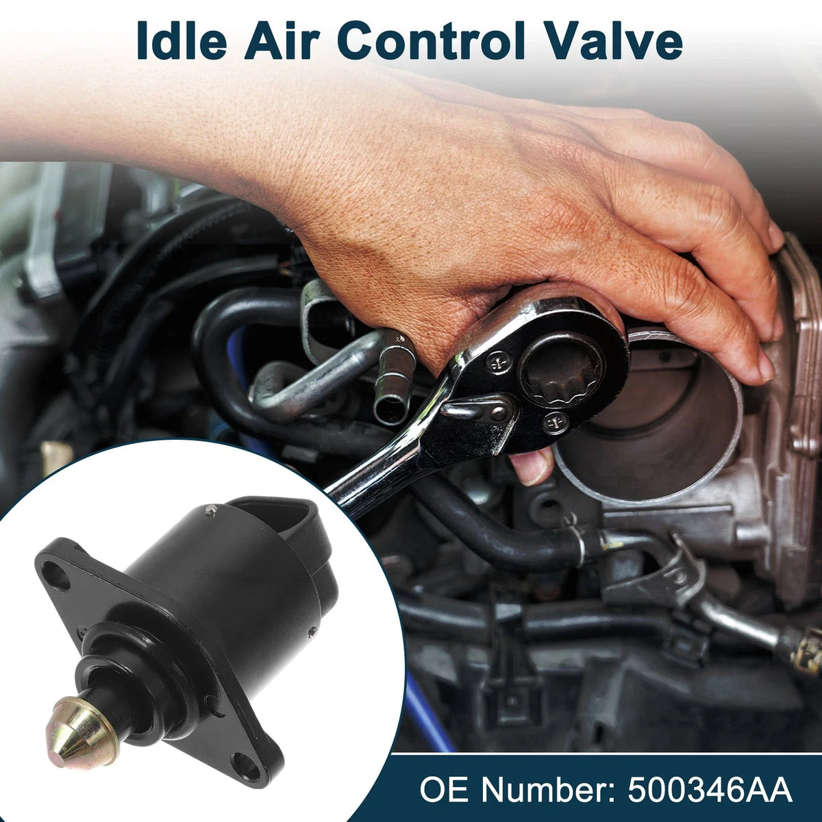 Idle Air Control Valve for Dodge Ram 1500 (1994–2003) No. 500346AA