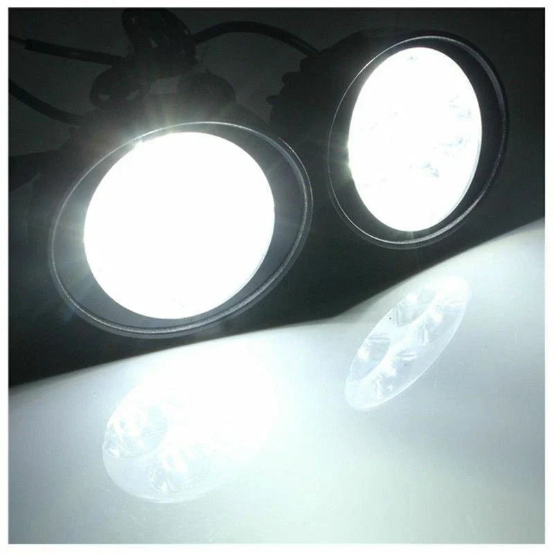 4 LED Fog Lights for Honda Motorcycle Mirror Mount