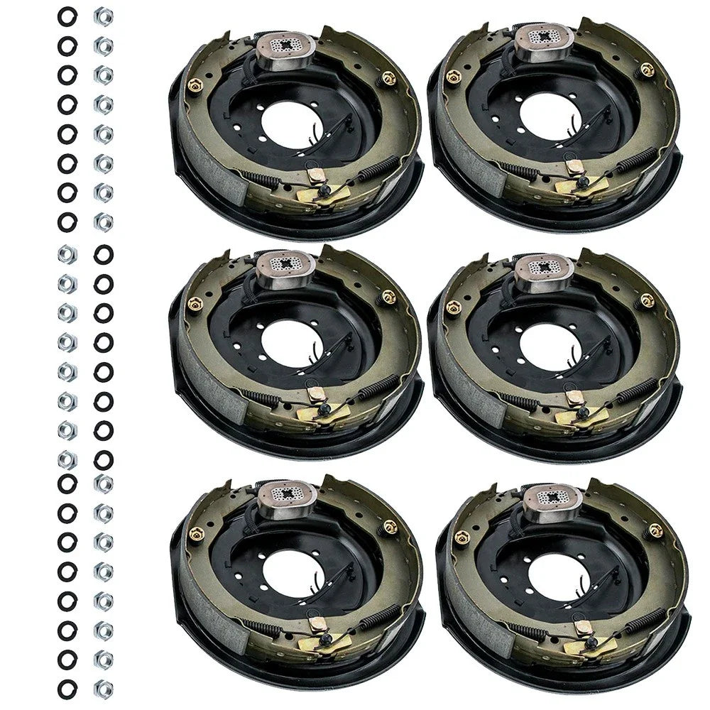 Set of 2 Electric Trailer Brake Assemblies for 7" Wheels