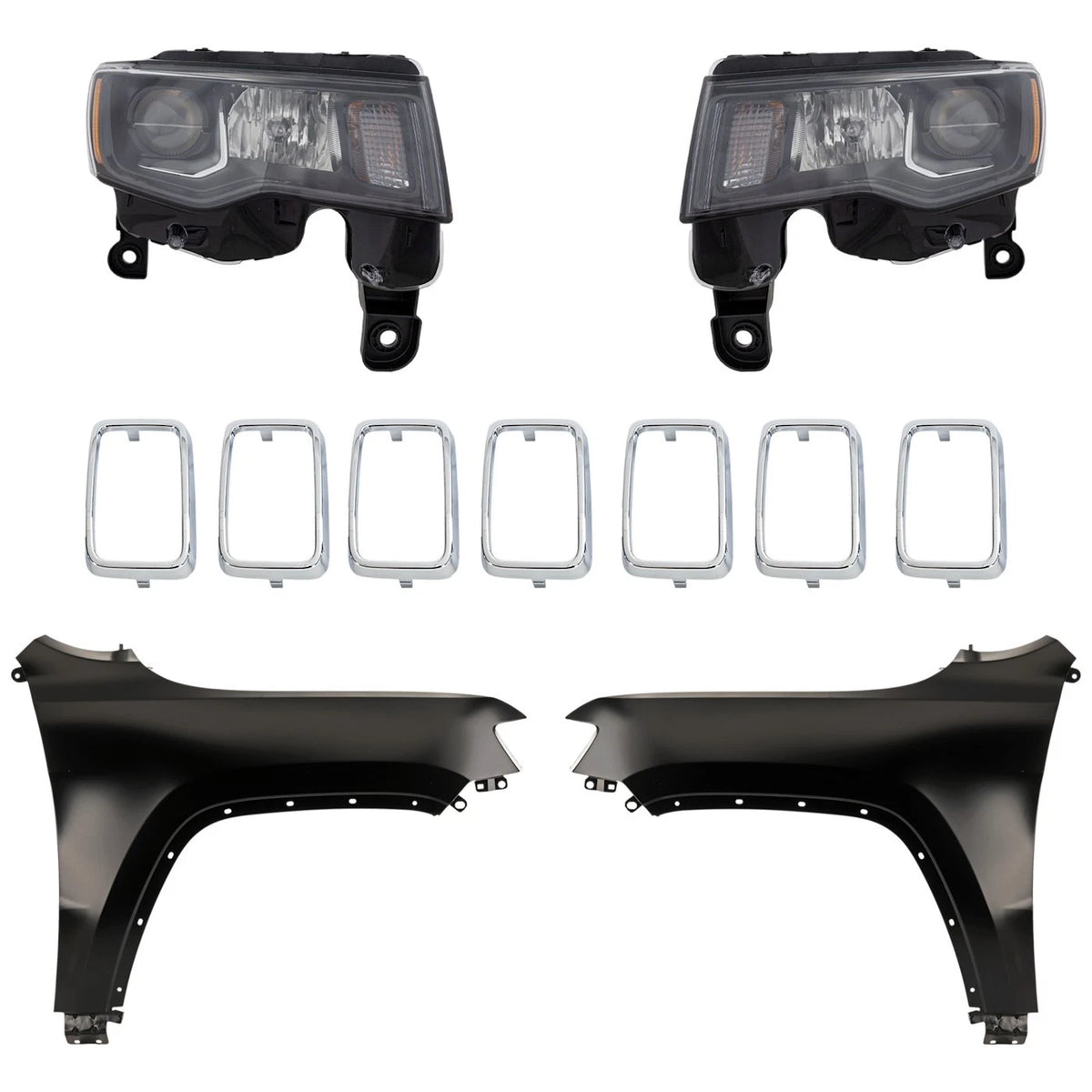 Headlight Set for Jeep Grand Cherokee WK (2022) - Driver & Passenger Side