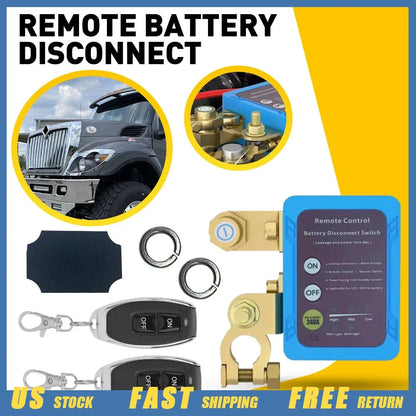 Remote Battery Disconnect Switch 240A 12V for Various Vehicles
