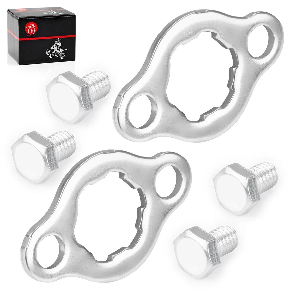 2X Front Engine Sprocket Retainer Plates for Honda XR80R 1985-2003