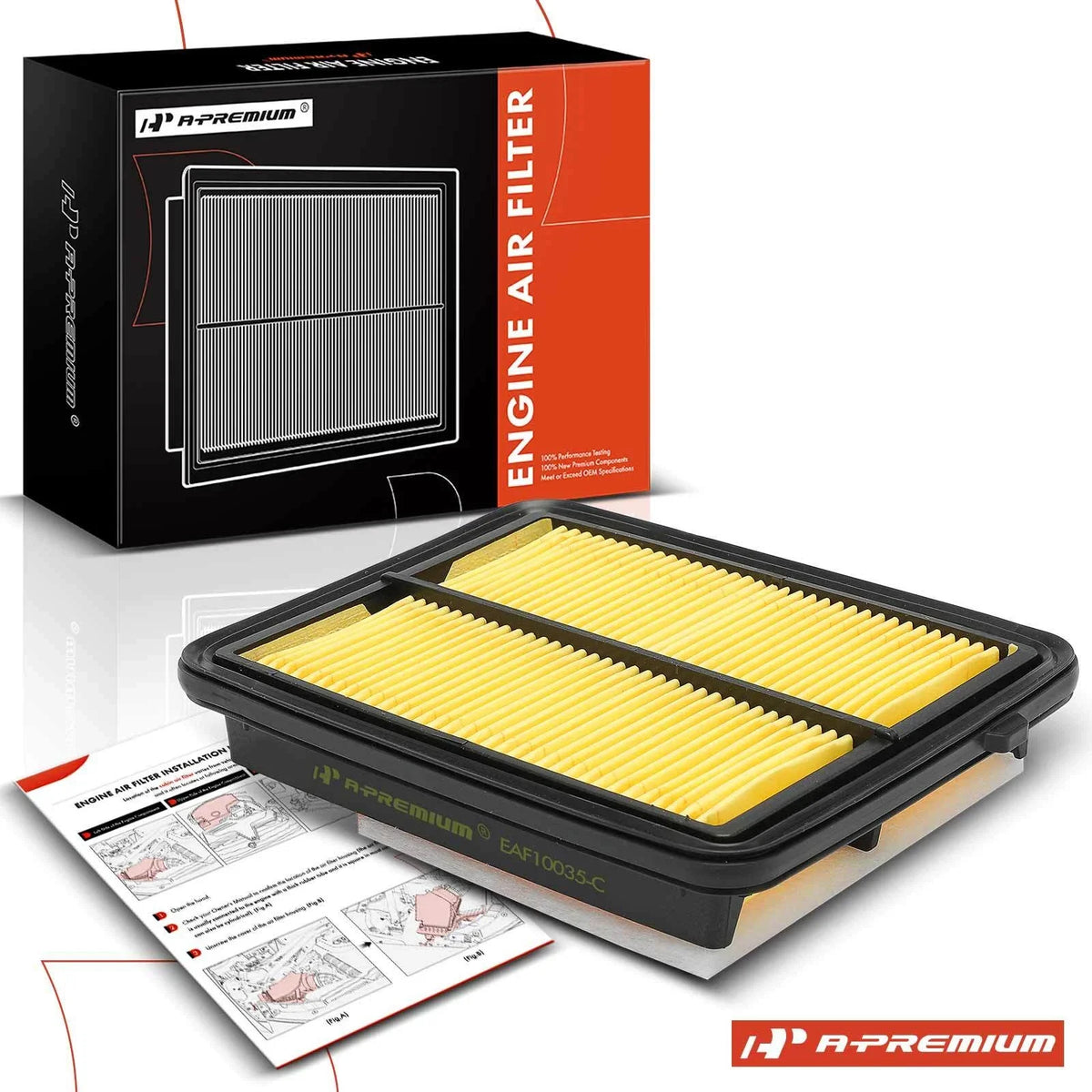 Engine Air Filter for Nissan Versa (2020–2024) Kicks (2017–2024) L4 1.6L