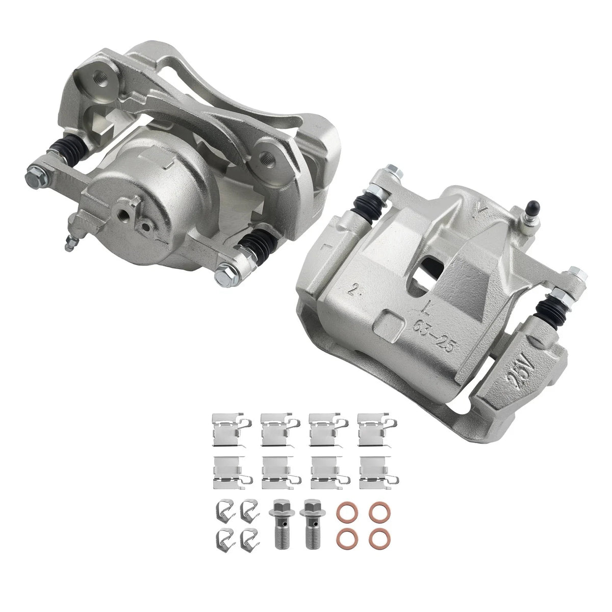 Front Disc Brake Calipers Set for Toyota RAV4 (2006–2018) with Bracket