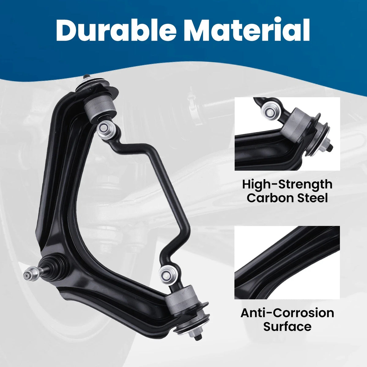 Set of 4 Front Upper Control Arms for Ford Explorer Lincoln Aviator (2002–2005) K8695