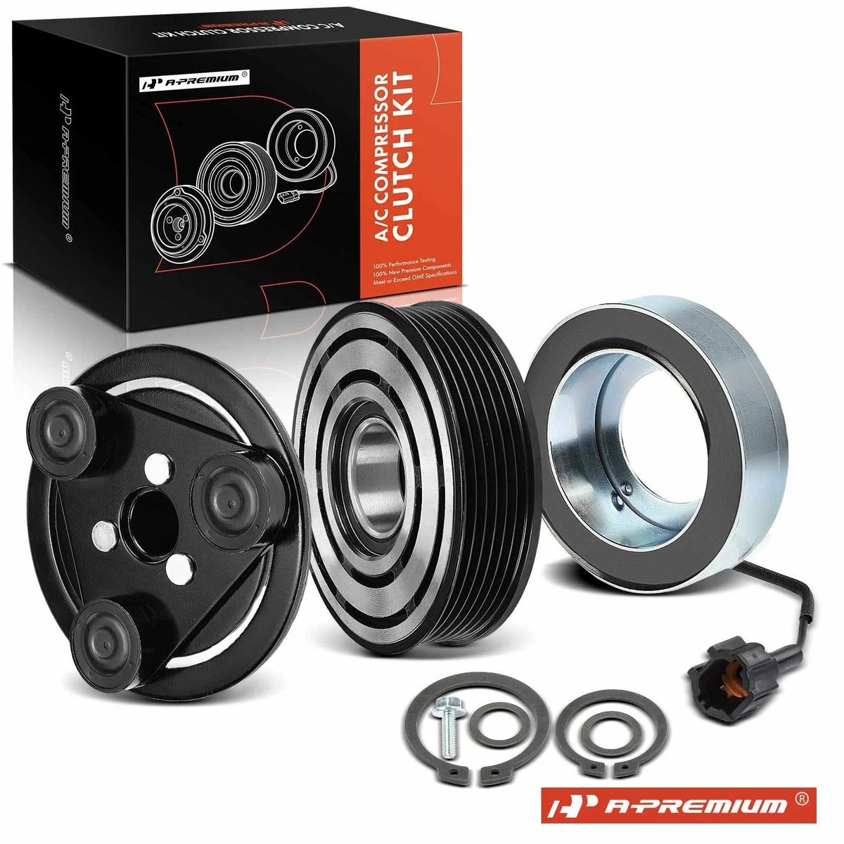 A/C Compressor Clutch Kit for Nissan Cube Versa (2009–2013, 2010–2012)