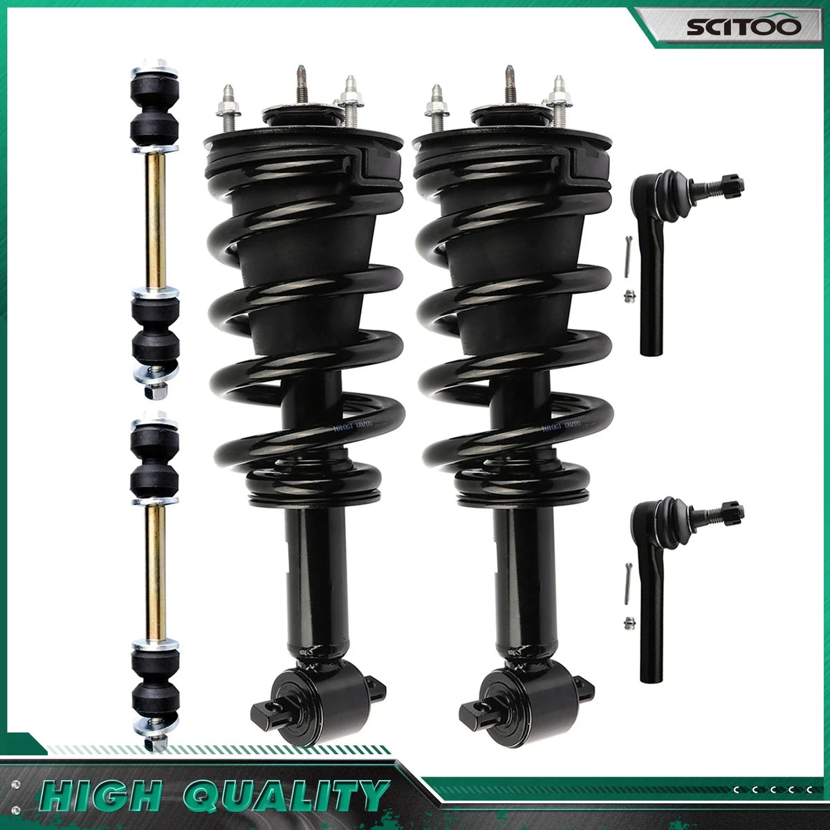 4-Pack Front Tie Rods for Sway Bar - GMC Sierra 1500 (2014-2018)