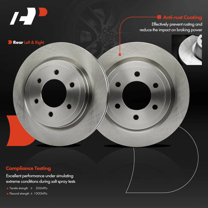 Disc Brake Rotors Rear for Ford F-150, Expedition (2018-2021)
