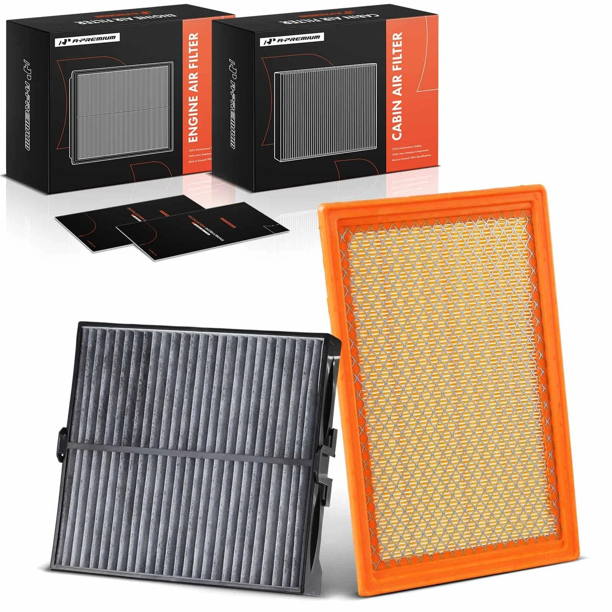 Engine & Active Carbon Cabin Air Filter for Subaru Forester (2004–2008)