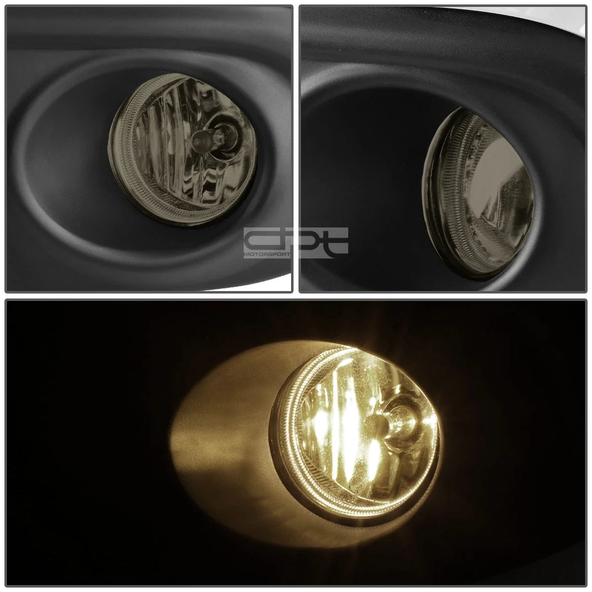 Fog Lights Pair for Honda Civic FC1 (2016) OE Smoked Lens w/ Cover & Switch