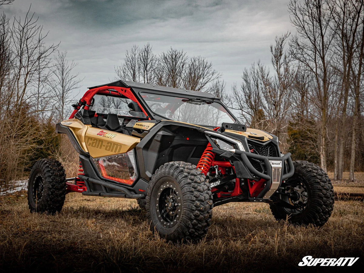 Black Boxed A-Arms by SuperATV for Can-Am Maverick X3 (2017-2023)