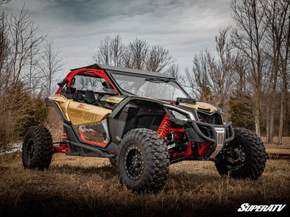 Black Boxed A-Arms by SuperATV for Can-Am Maverick X3 (2017-2023)
