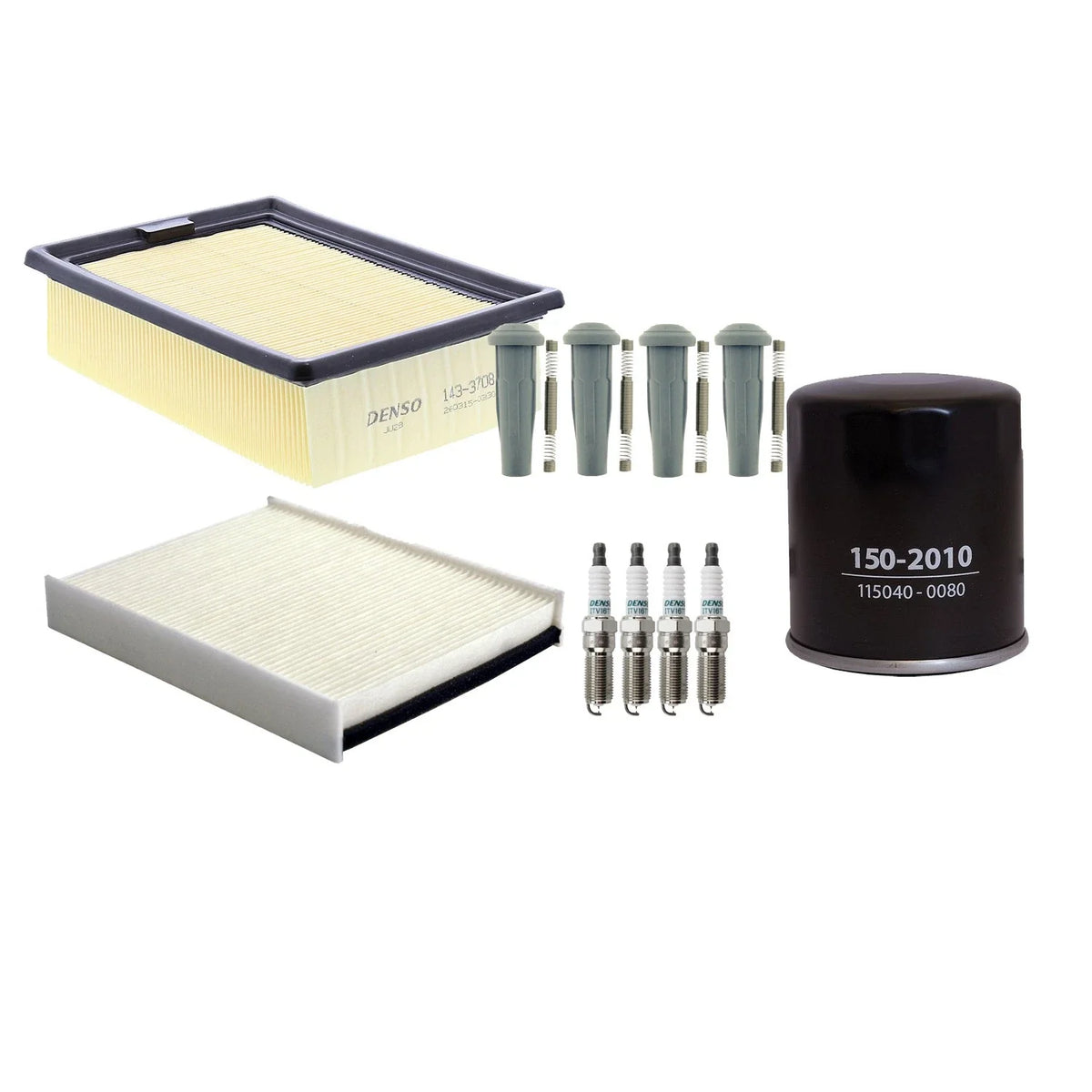 Tune Up Kit with 4 NGK Spark Plugs & Boots for Ford Escape S (2001–2012)
