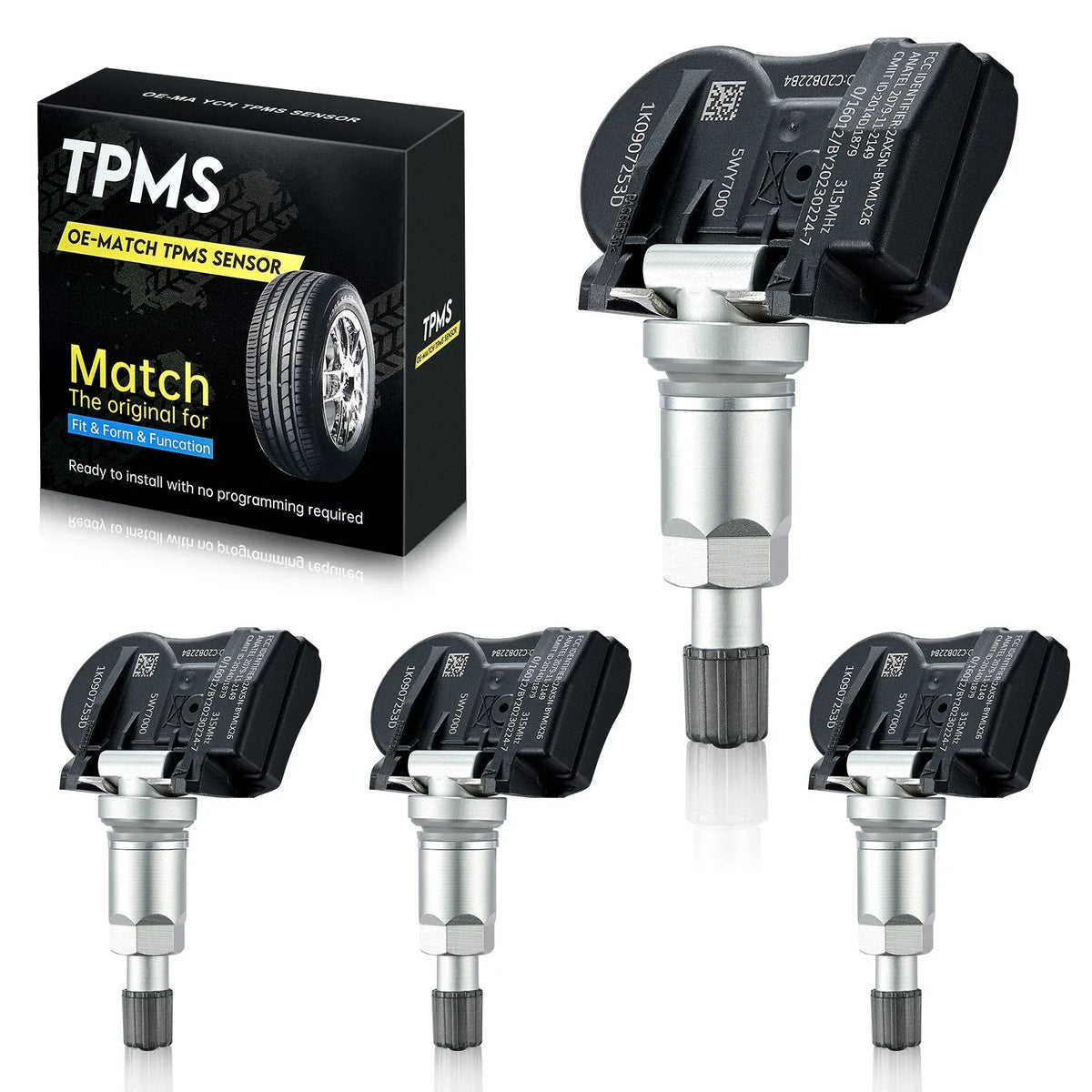 TPMS Sensor 315MHz for VW Passat Beetle GTI (2006–2016)