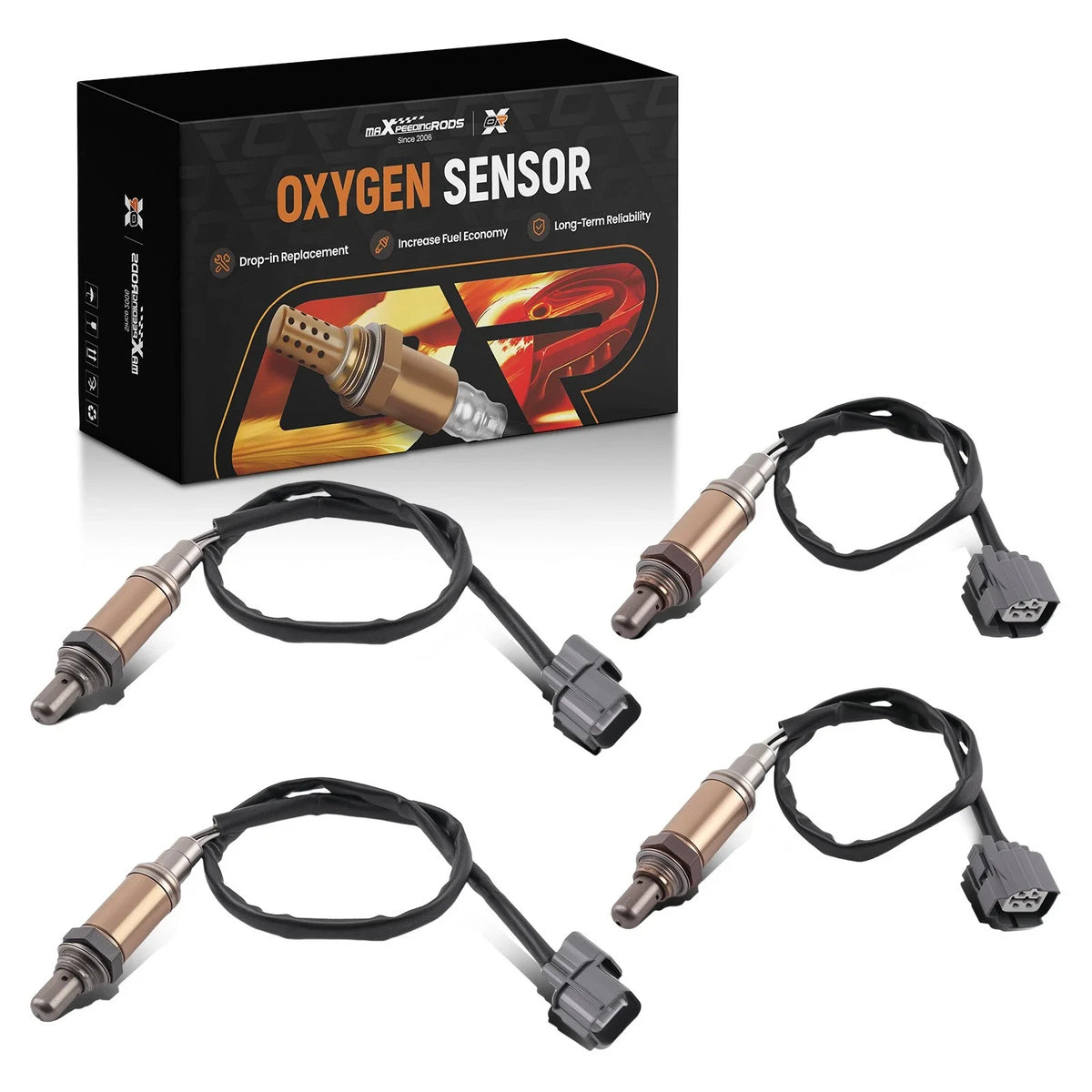 4 Oxygen Sensors for Land Rover Discovery 4.0/4.6L (1999-2004)
