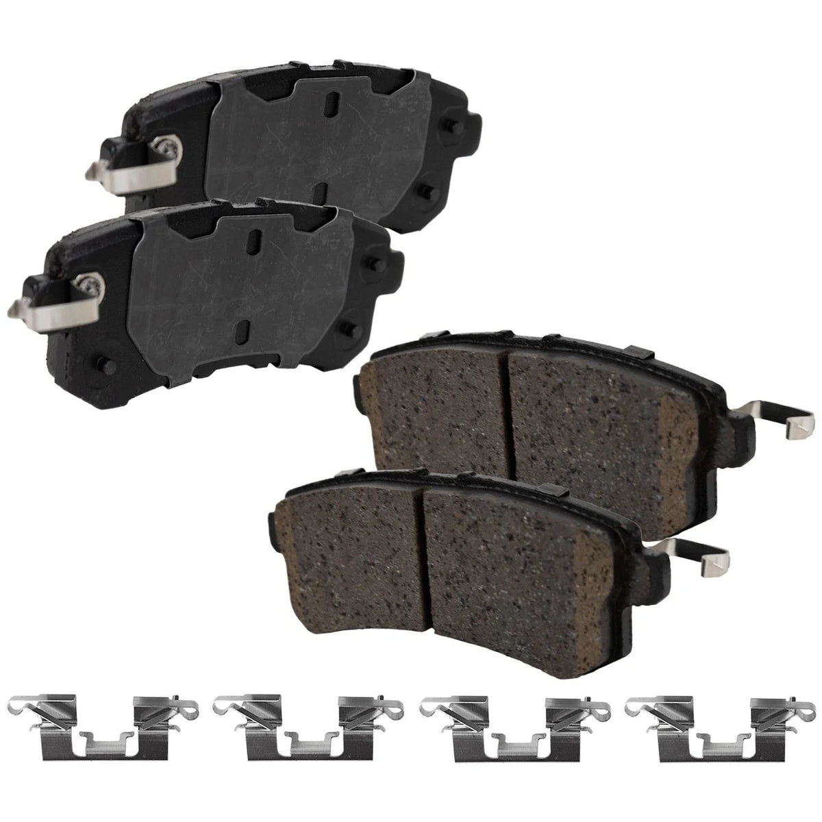 Rear Brake Disc Rotors and Pads Kit for Nissan Armada (2017–2019)