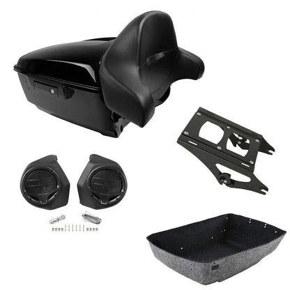 Trunk Mount Speaker Set by King for Touring Harley (2014-On)