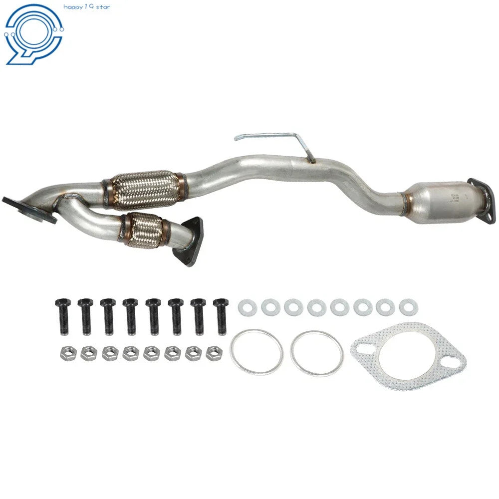 Rear Exhaust Flex Y-Pipe Catalytic Converter for Nissan Murano 2009-2014