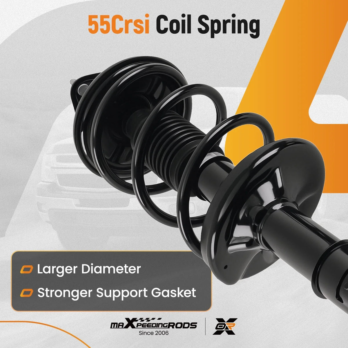 Quick Struts Shock Coil Spring Assembly for Mitsubishi Lancer (2002–2007)