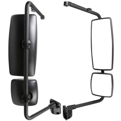 Truck Mirrors Set in Black for International Durastar 4200 4300 4400