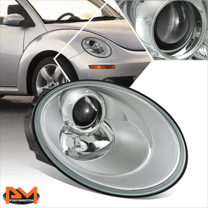 Passenger Side Chrome Projector Headlight for Beetle 2006-2011