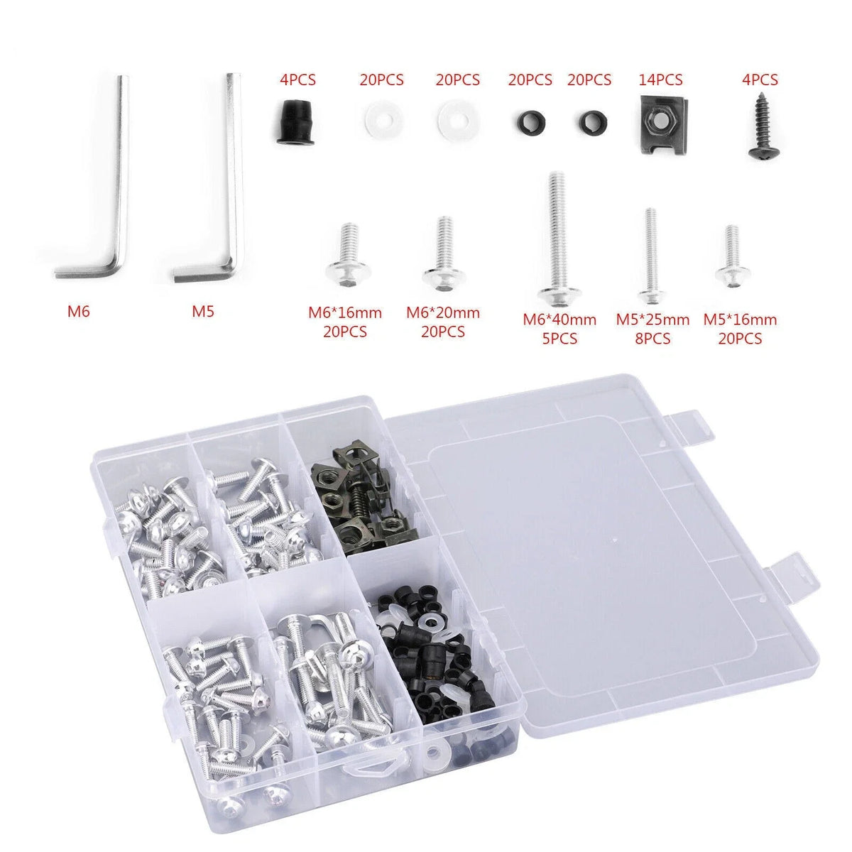 Fairing Fender Fastener Kit for Motorcycle (177X)