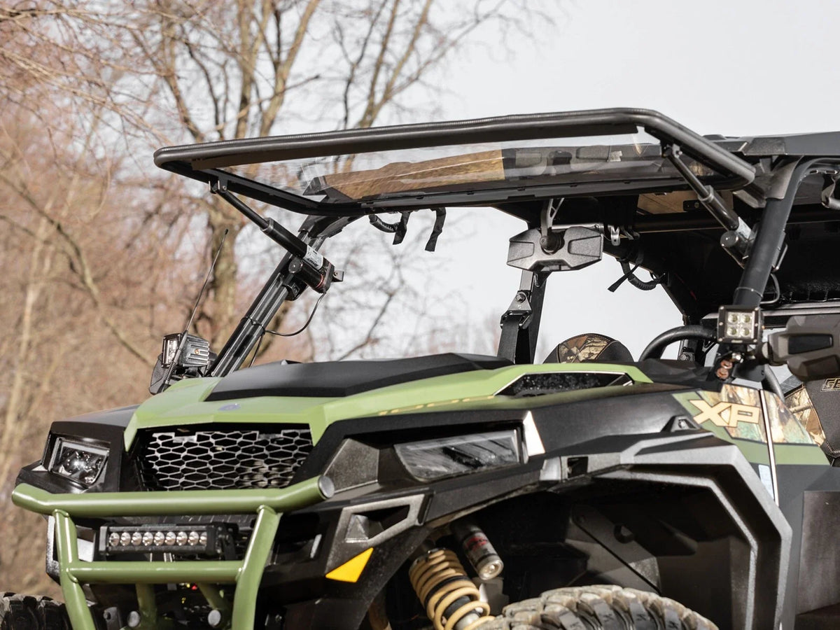 SuperATV Power Flip Windshield for Polaris General 1000 2016-2023