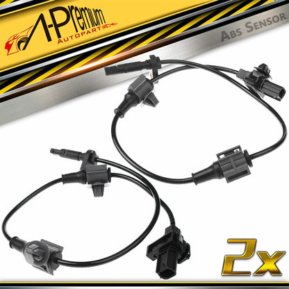 2X Rear ABS Wheel Speed Sensors for Honda CR-V (2012)