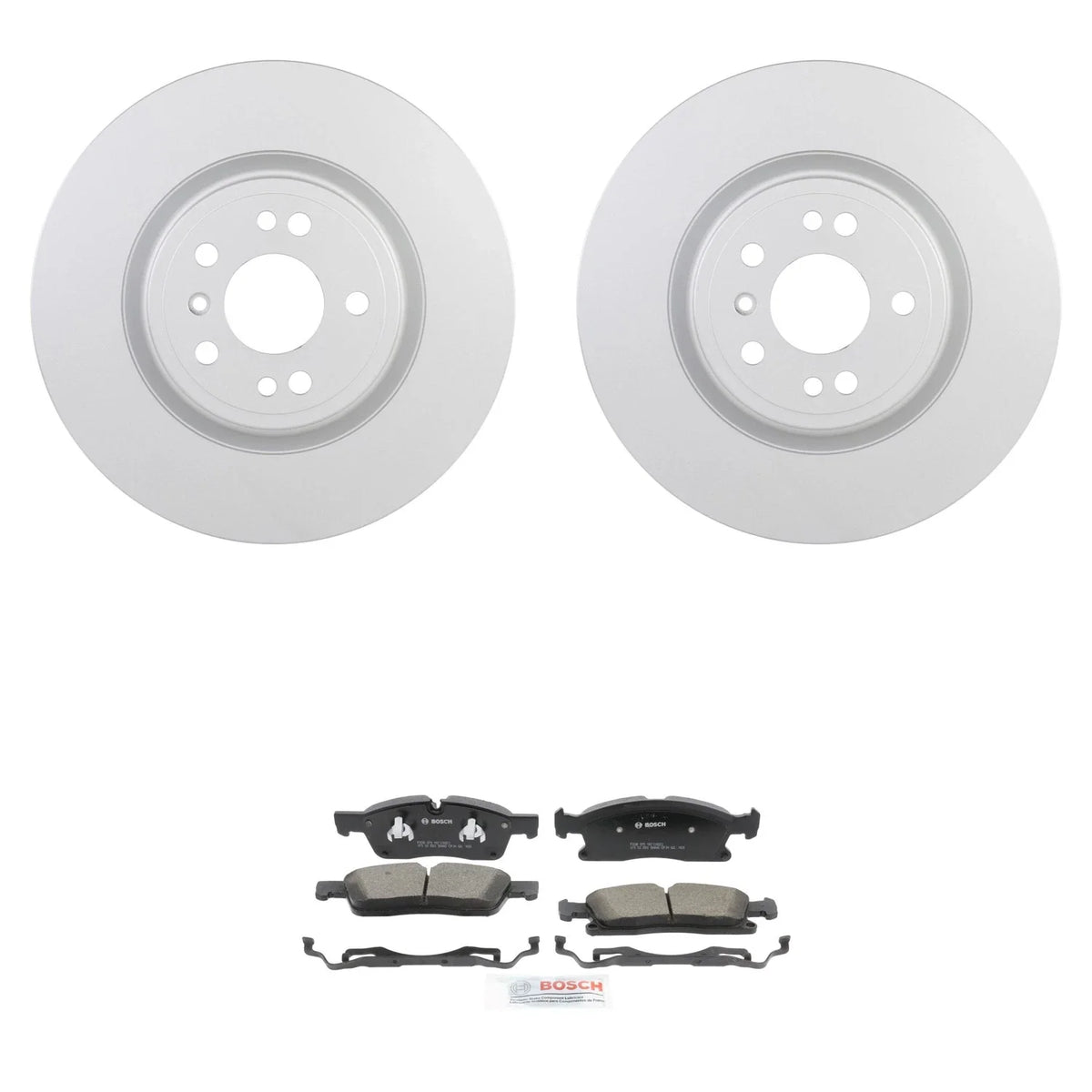 Bosch Front Quietcast Rotors & Ceramic Disc Brake Pad Kit for X166 GLE300d GLE350 (2016–2023)