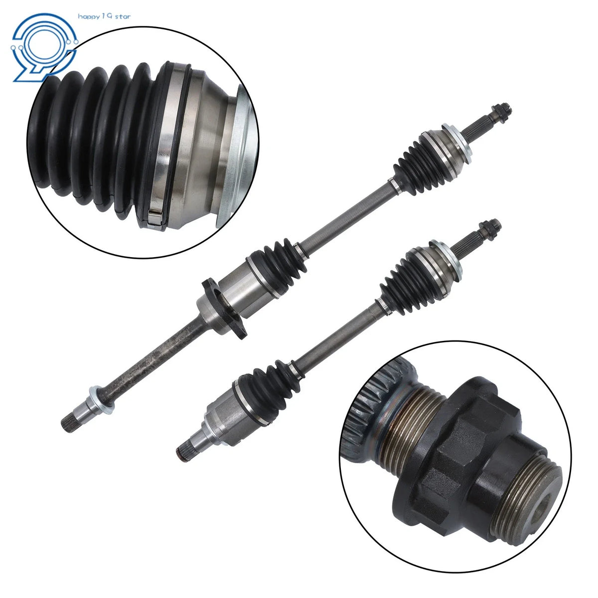 Set of 2 CV Axle Assemblies for Toyota RAV4 FWD 2006-2012 2.4L 2.5L